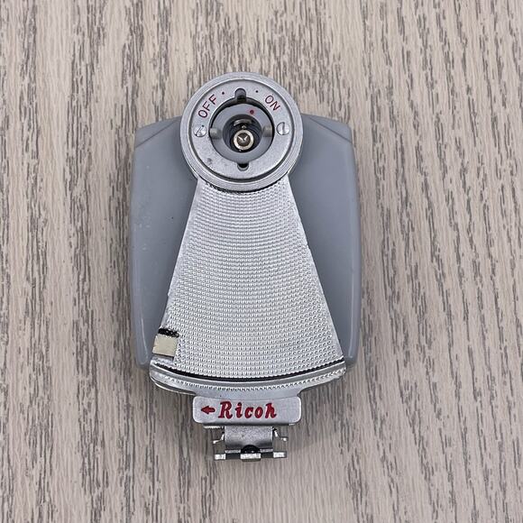 Vintage Ricoh Riken Camera Flash Unit BC-605 Bulb Cord Zippered Storage Case Box - Picture 3 of 16